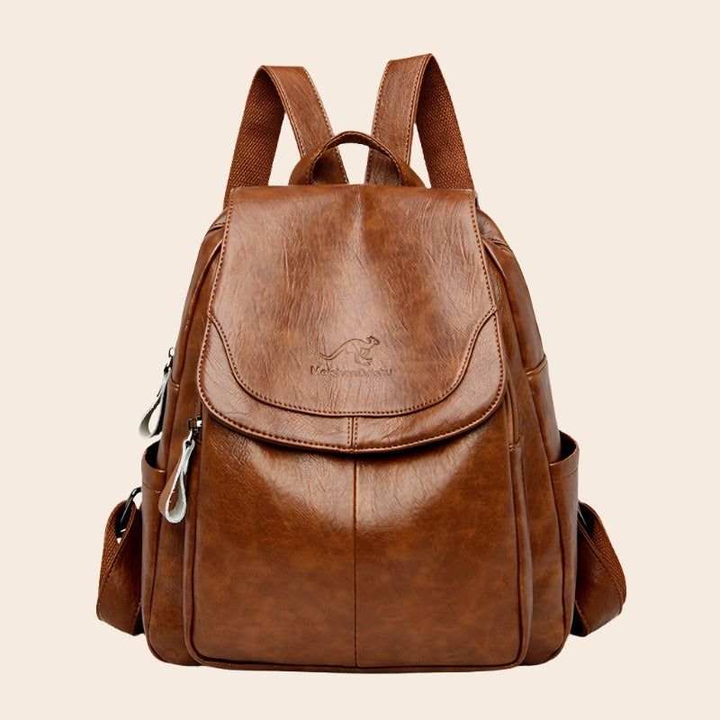 Kangaroo Leather Backpack.