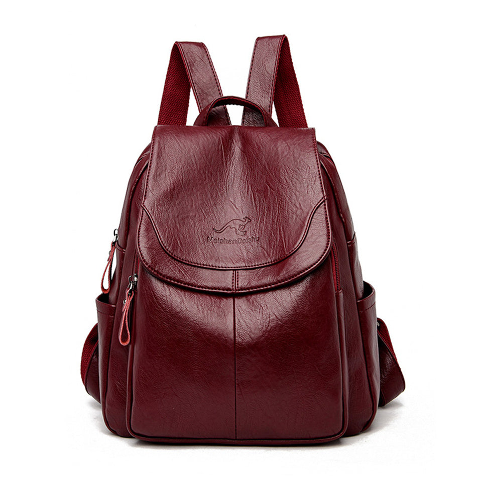 Kangaroo Leather Backpack.