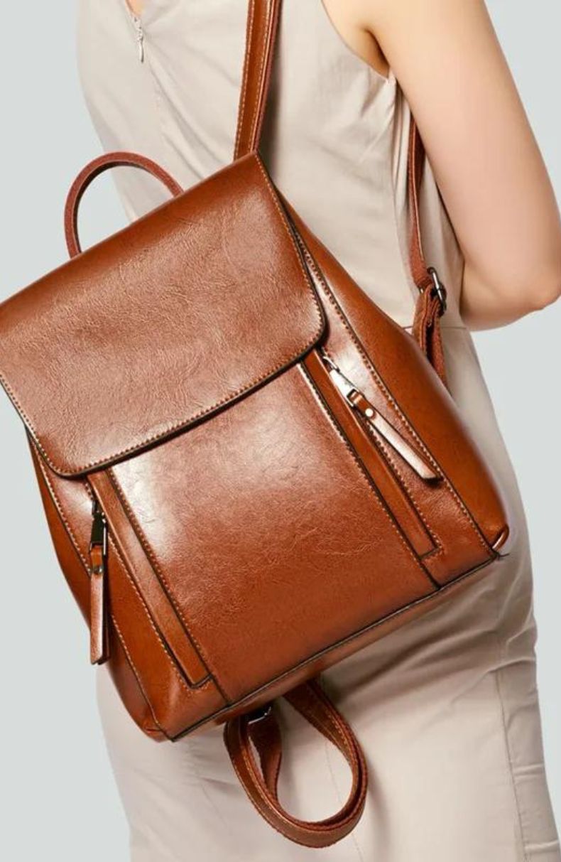 Kbida Backpack Leather Bag.